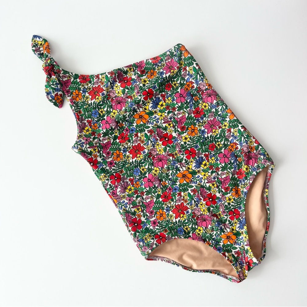 Crewcuts Floral Kids One Piece - S (6/7)